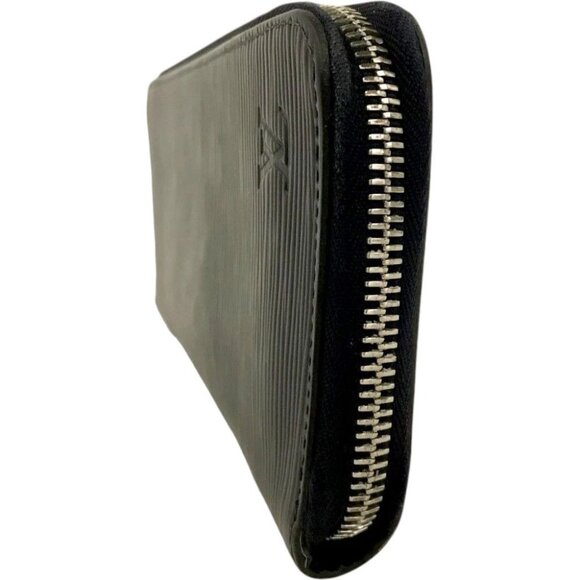 (L2) Authentic Louis Vuitton Wallet Long Black Epi Leather Luxury Vintage Design - Picture 3 of 9